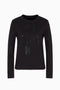Felpa girocollo con strass XW000991 AF14284UC001 Armani Exchange 