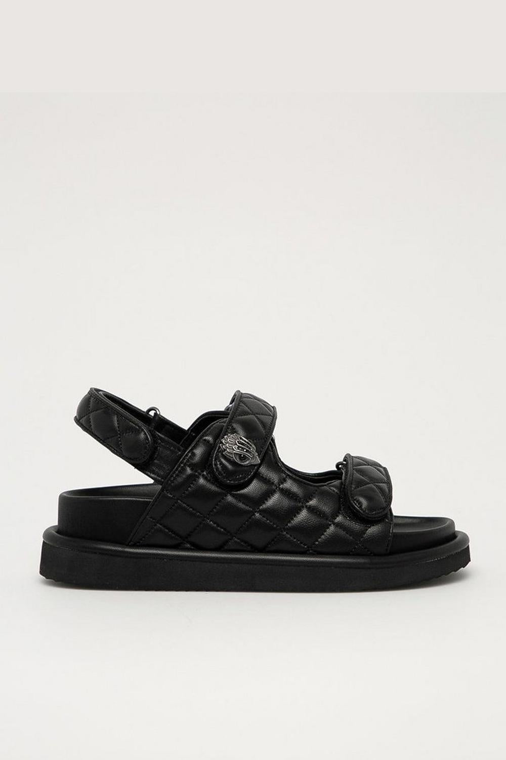 Sandali di pelle ORSON 3469600109 /BLACK Kurt Geiger London 