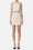 Crêpe dress with contrasting belt<br>