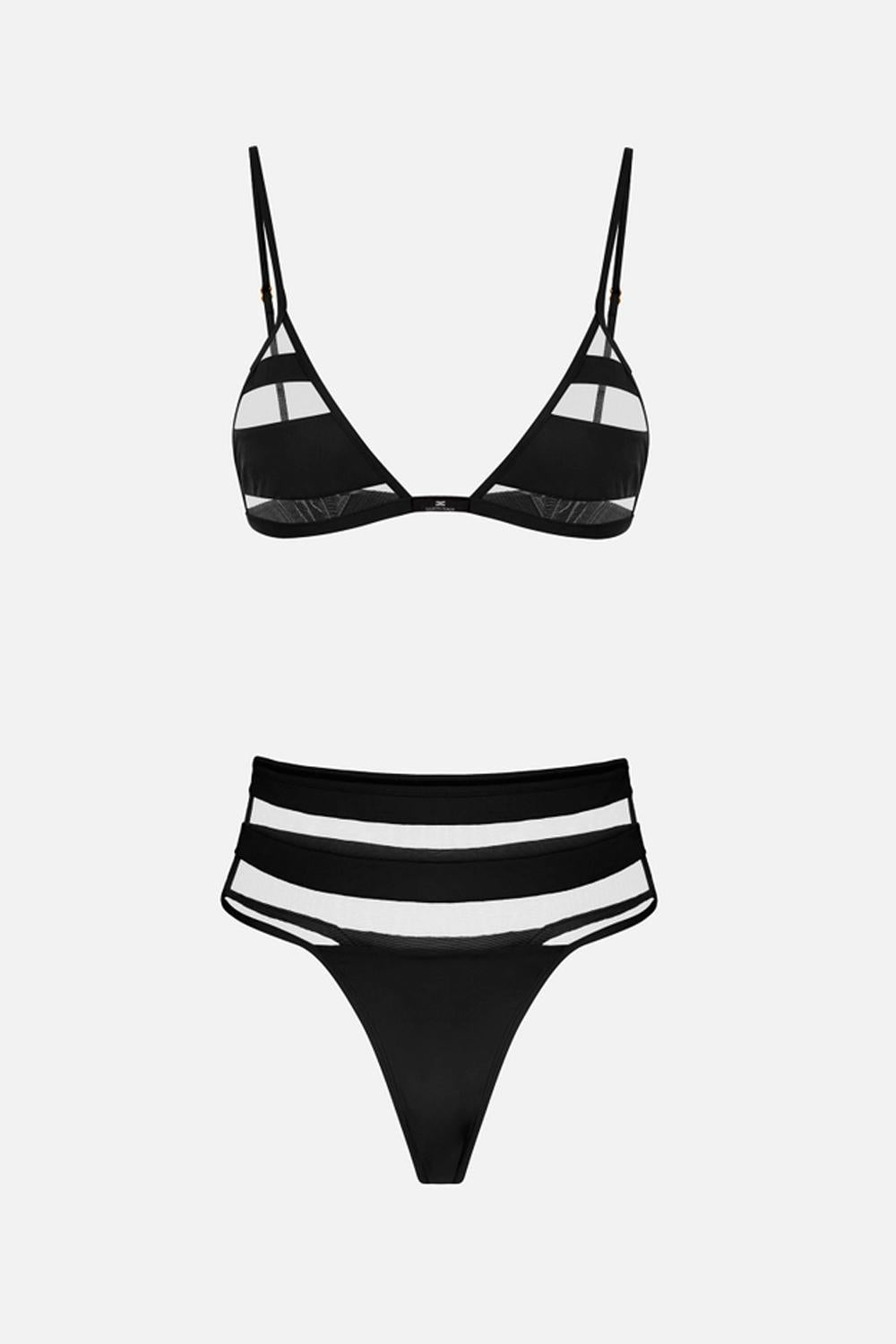 Costume due pezzi in lycra A VITA ALTA CS13M 62E2110 Elisabetta Franchi 