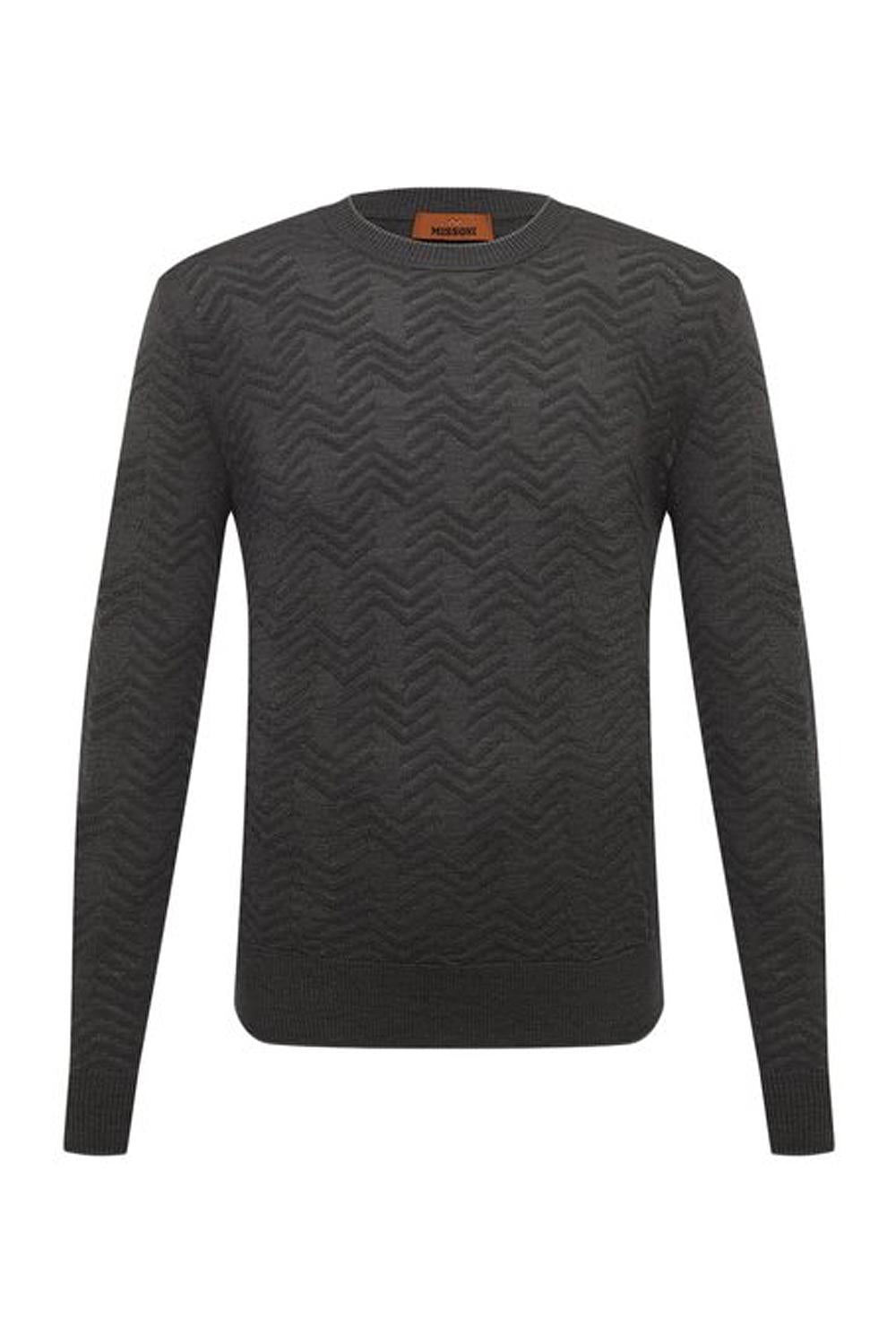 Maglione girocollo in lana UC24WN03 BK040K93911 Missoni 
