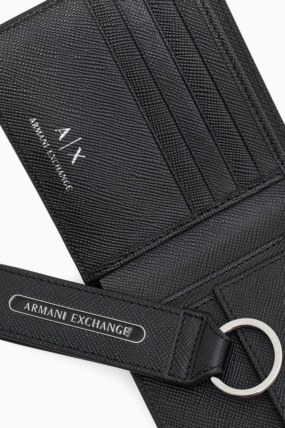 Set Portafoglio e Portachiavi in Pelle XM001275 AF12702UC001 Armani Exchange 