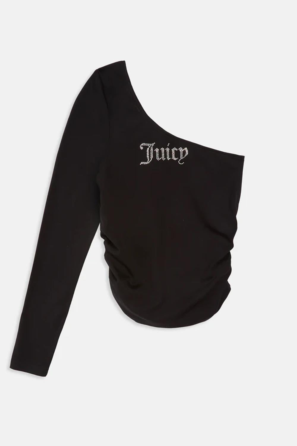 Nella Asymmetric Diamante Logo Top <BR/> VIJH70434 WPFJ00 Juicy Couture 