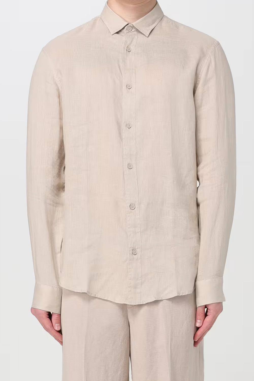 Camicia Basica in Lino Armani Exchange 8NZC50 ZNCFZ1724 Armani Exchange 