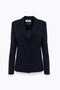 Giacca monopetto in flanella di viscosa stretch RF5285 T577193812 Blugirl 