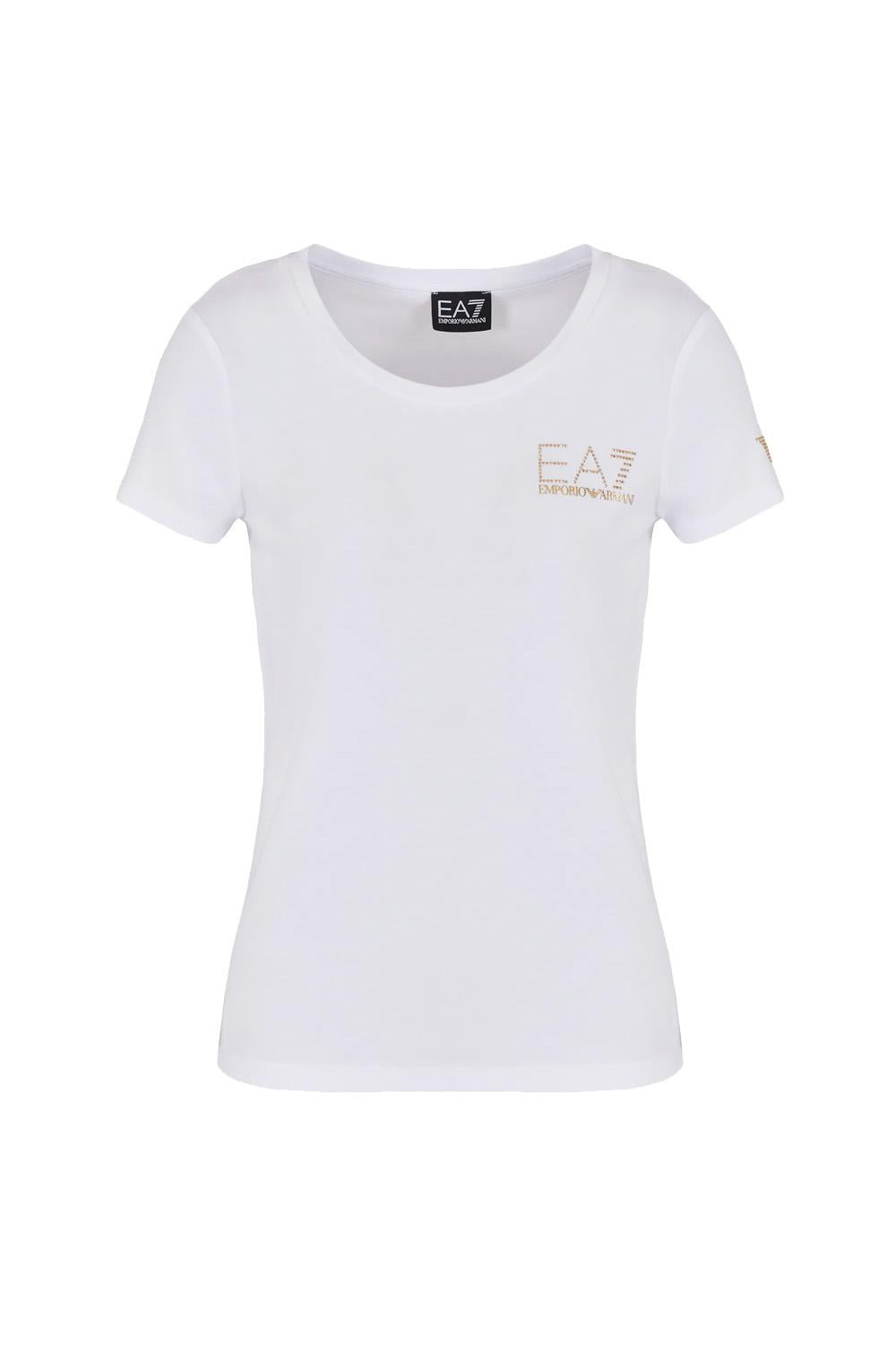 T-shirt Evolution EA7  in jersey di misto cotone<BR/> 8NTT65 TJDQZ1100 EA7 Emporio Armani 