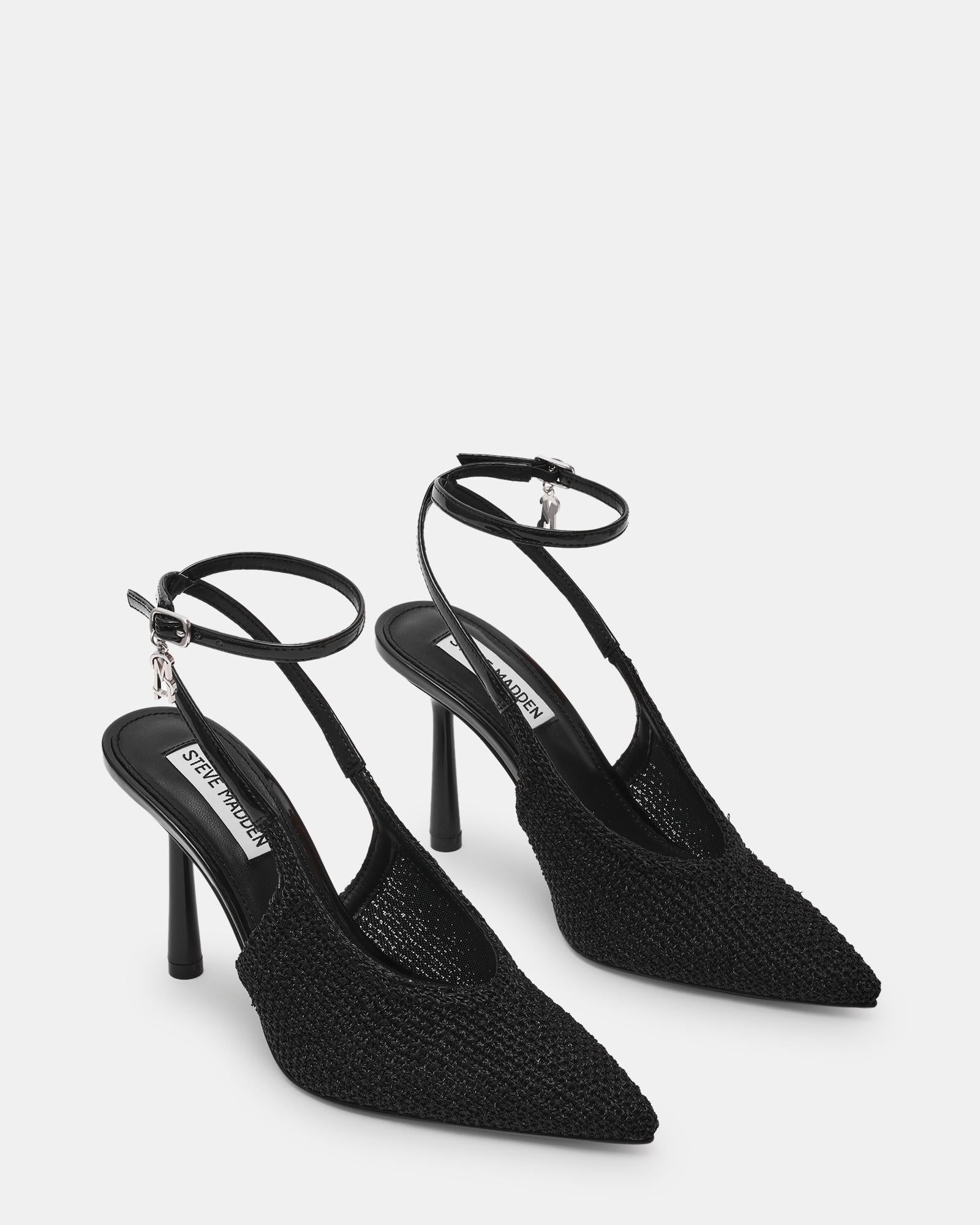 Décolleté con allacciatura alla caviglia ASCENSION BLACK Steve Madden 