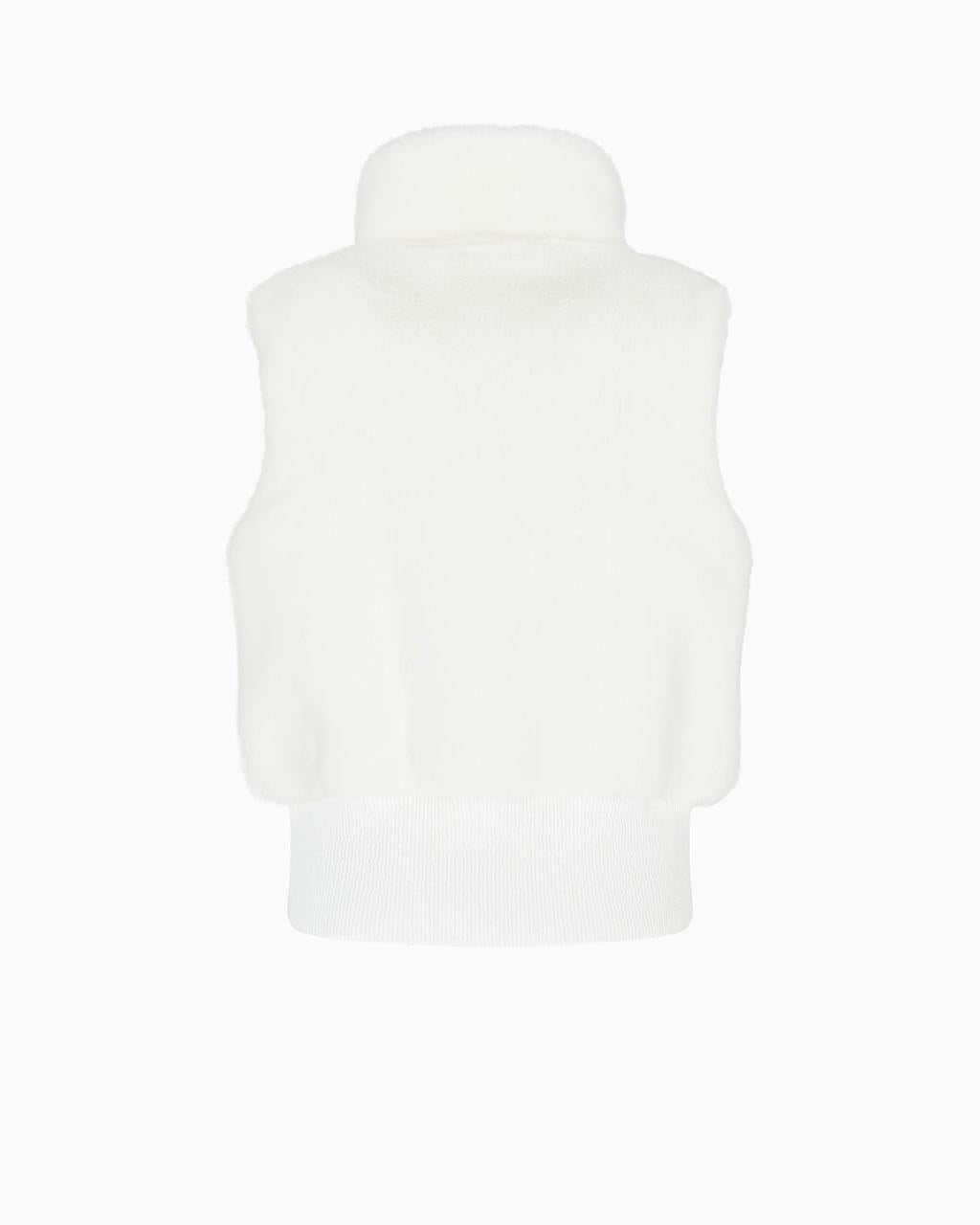 Gilet da sci in tessuto effetto pelliccia 7W000790 AF14797U0002 EA7 Emporio Armani 