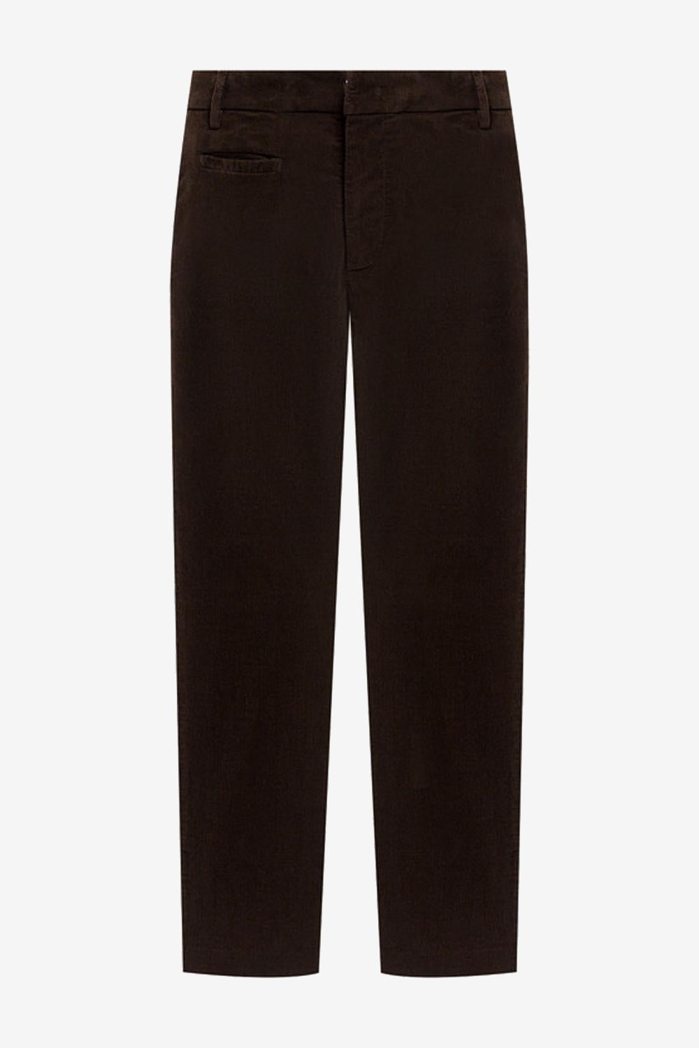 Pantaloni Ariel in Velluto a sigaretta DP475L VS0030D-BM5737 Dondup 