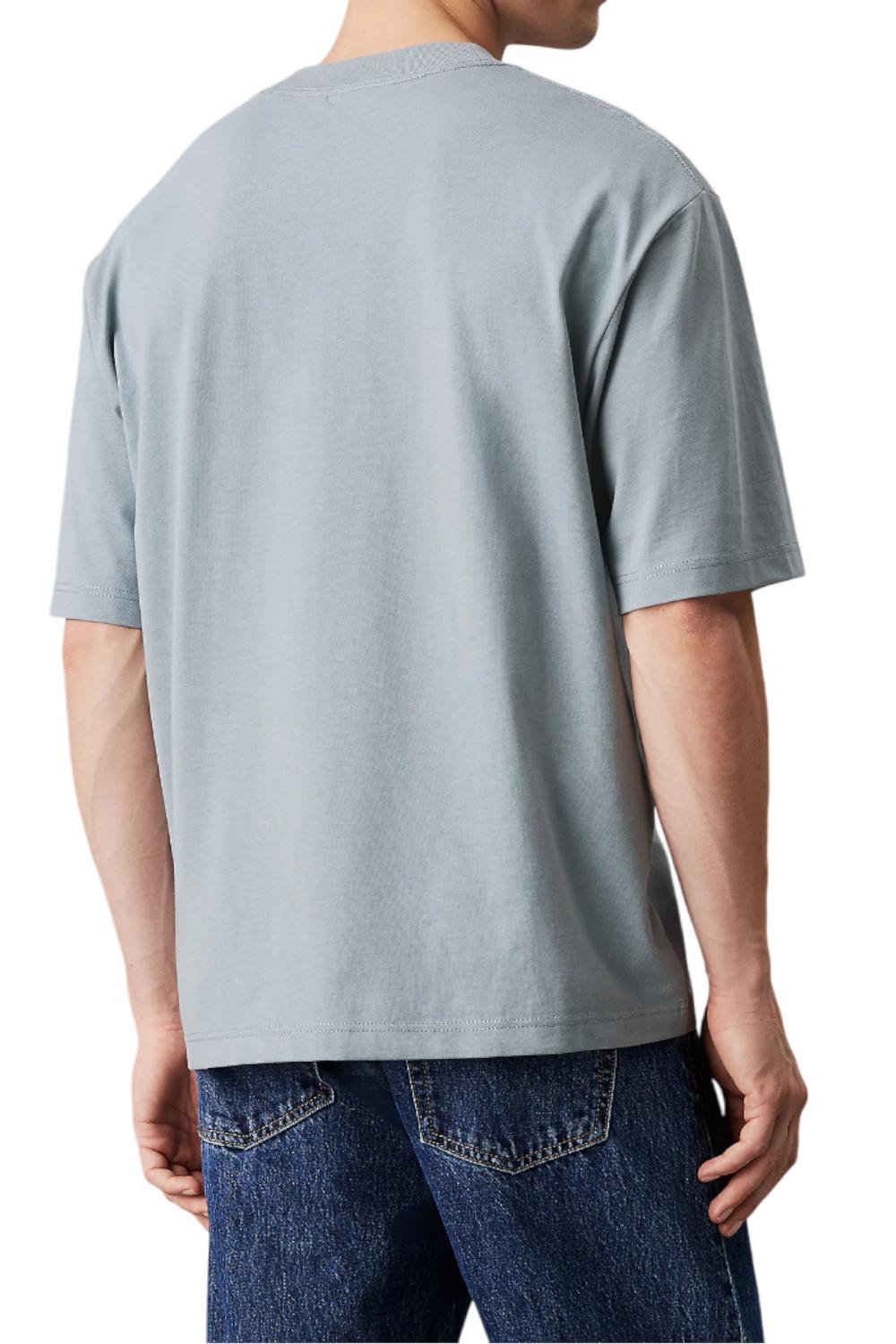 T-shirt in jersey pesante taglio relaxed<BR/> J30J326458 PC2 Calvin Klein 