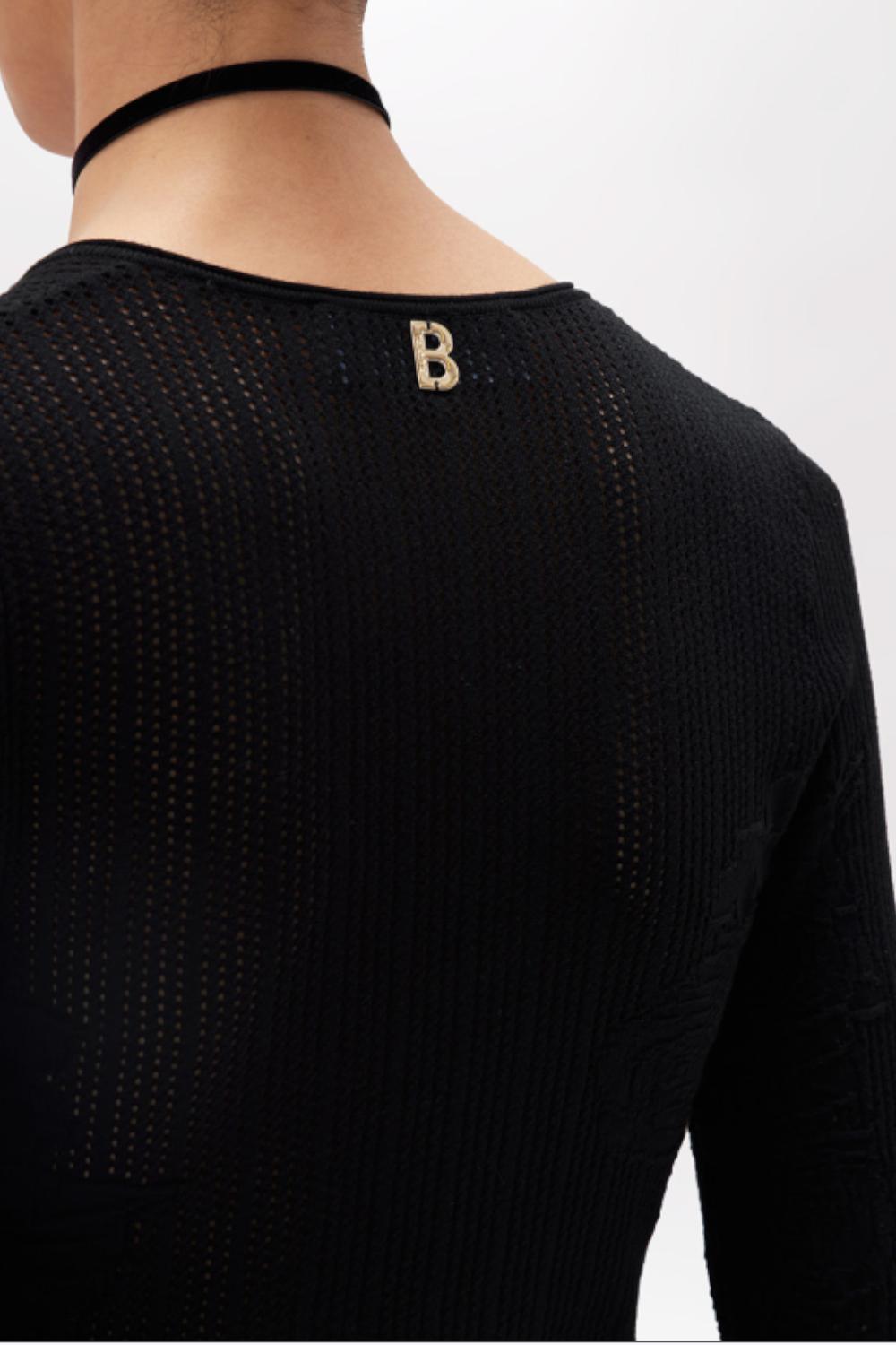 MAGLIA FITTED CON MOTIVO FLOREALE<BR/> RA5011 MS99E22222 Blugirl 