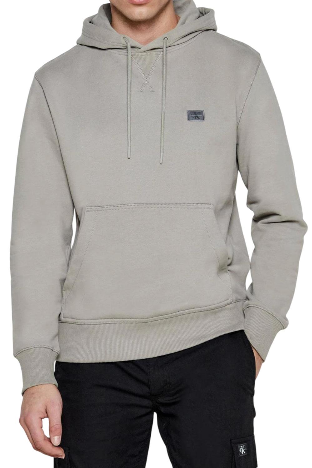 Felpa con cappuccio in cotone<BR/> J30J327113 PEO Calvin Klein 