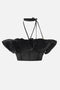 Top Bandeau in Satin con Maxi Ruffle TO039 62E2110 Elisabetta Franchi 