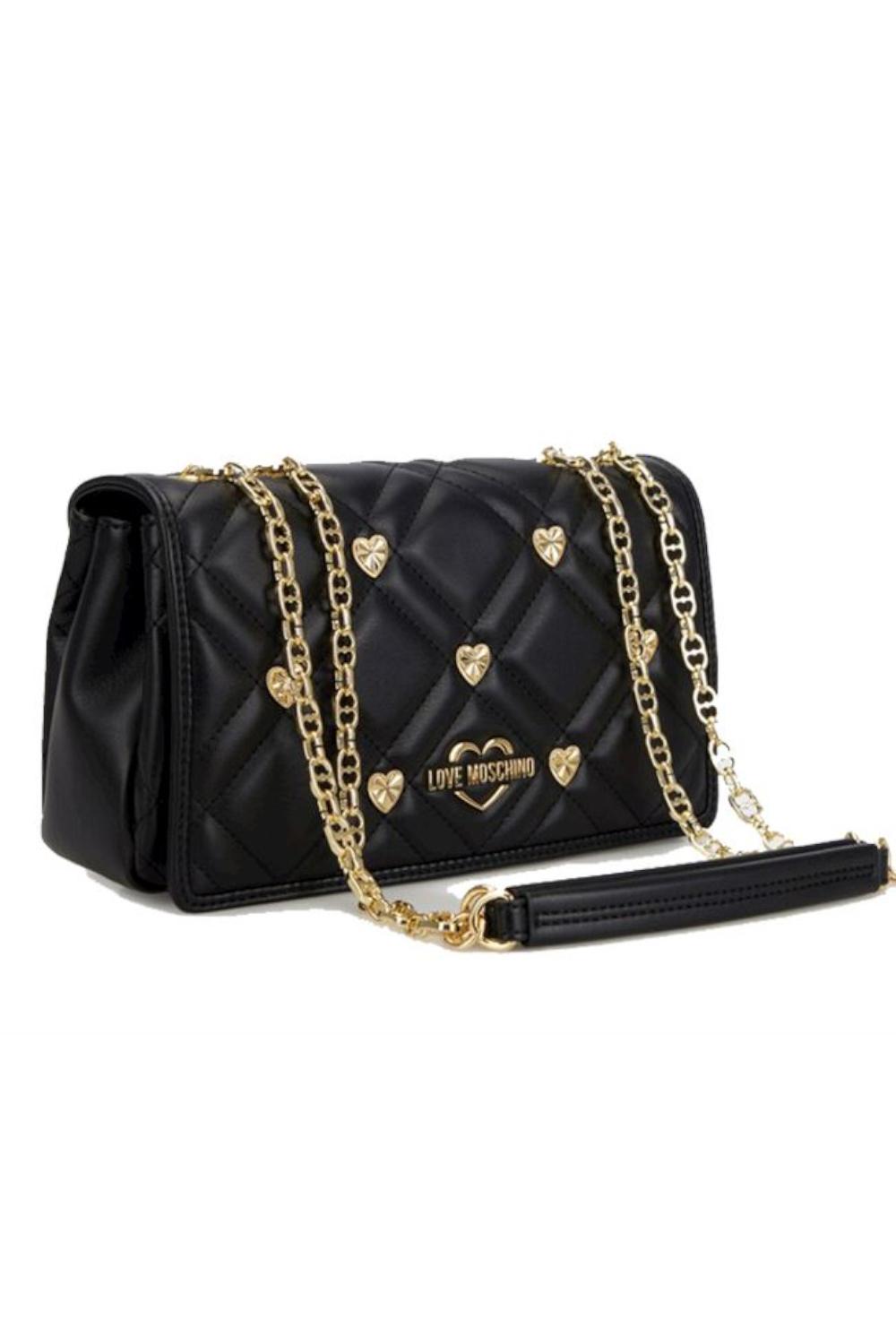 Borsa a spalla con borchie<BR/> JC4120PP1M LI0000 Love Moschino 