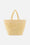 Jacquard terry tote with logo<br>