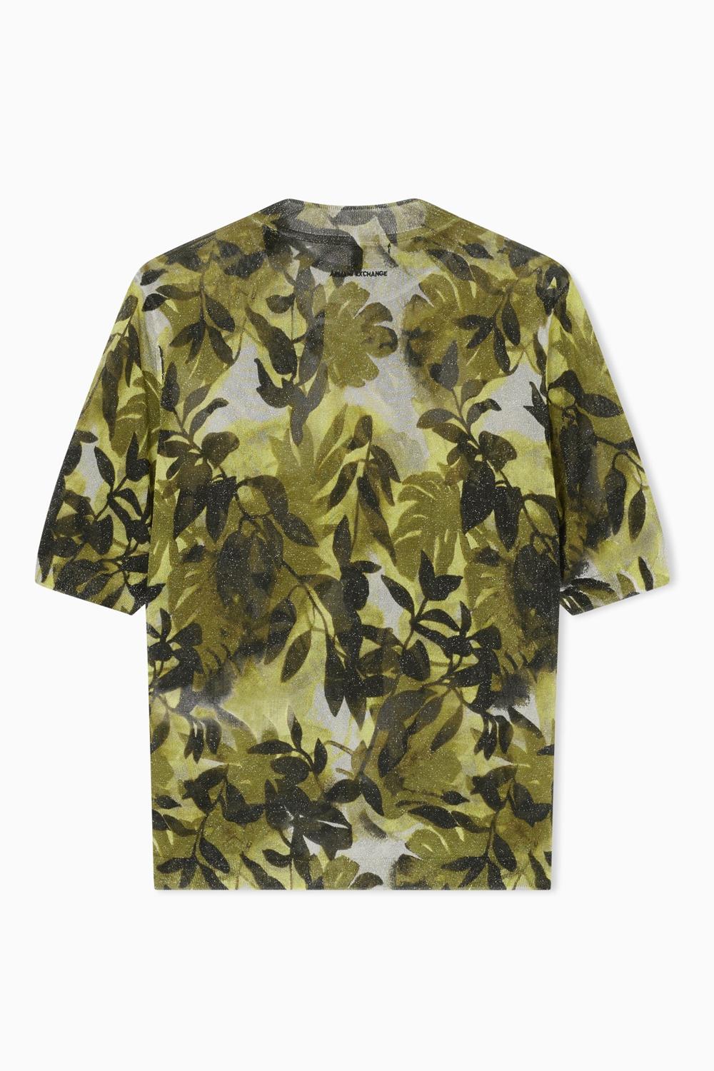 T-shirt in viscosa fantasia allover XW001909 AF21576F7137 Armani Exchange 