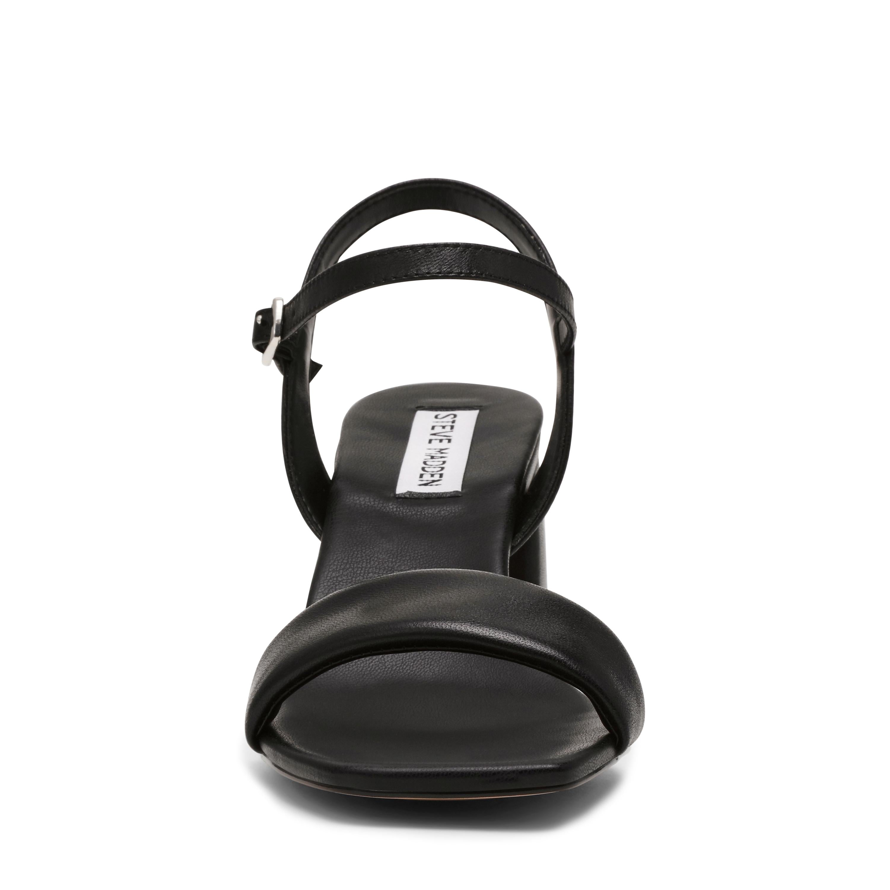  LAYNEY BLACK LEATHER Steve Madden 