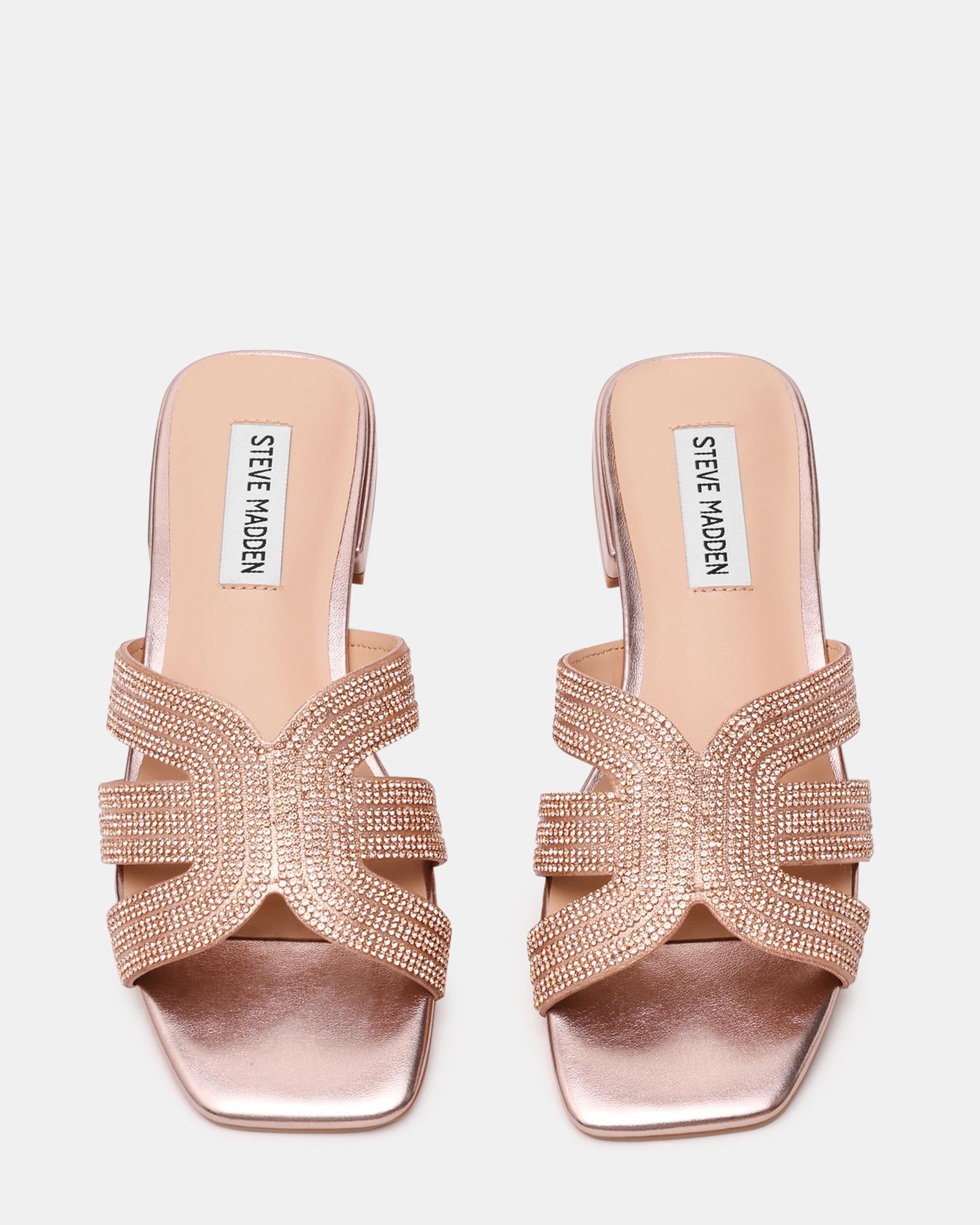 SEQUEL - sandalo basso con strass SEQUEL ROSE GOLD Steve Madden 