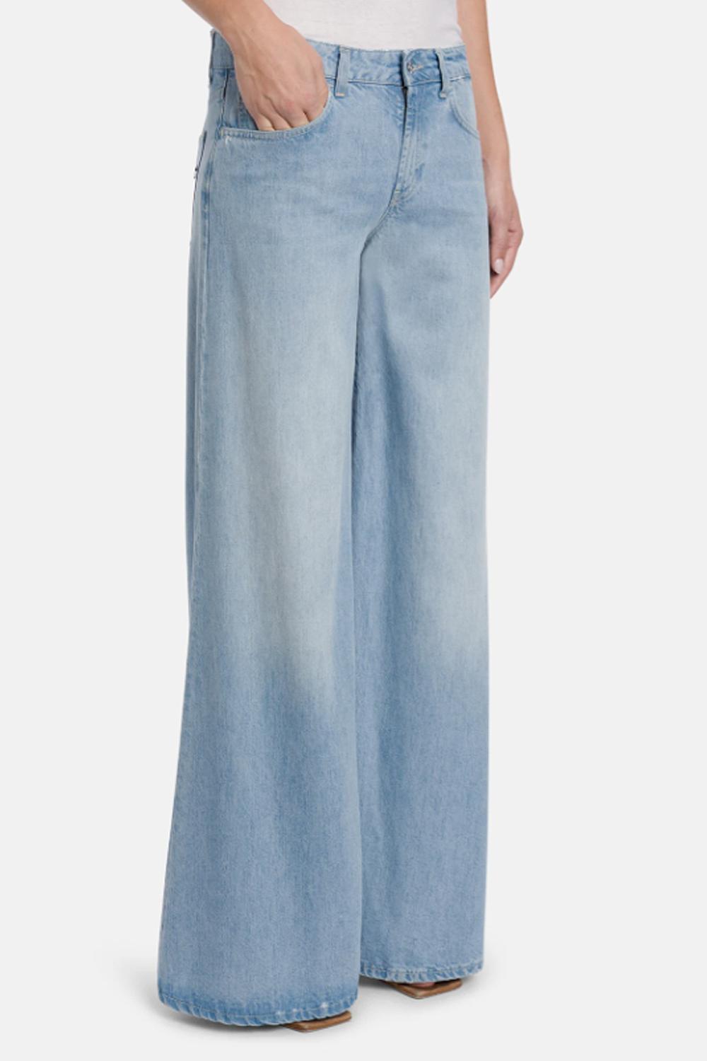 Marlen wide-leg jeans in rigid lyocell denim DP775 DF0266D-MC6800 Dondup 