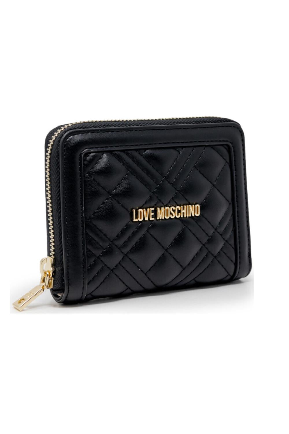 Portafoglio Piccolo trapuntato con Zip Around JC5710PP1M LA0000 Love Moschino 
