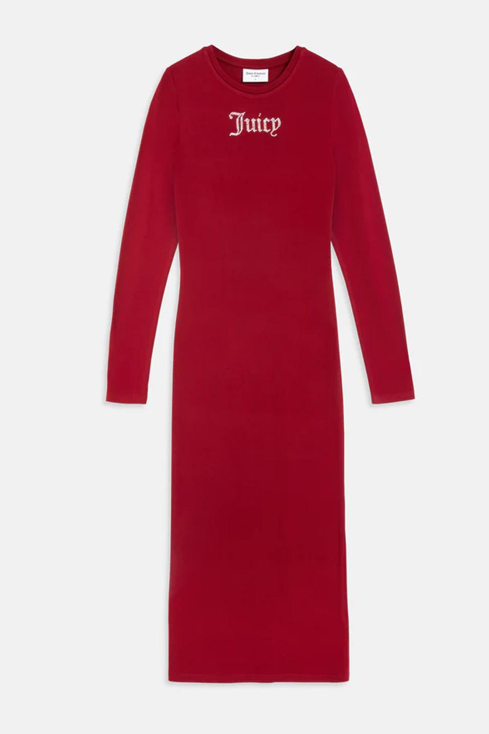 Dizzie Diamanté Midi Dress VIJH70433 WPFJB4 Juicy Couture 