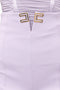 Pantaloni Elisabetta Franchi in Doppio Crêpe Stretch con Apertura a V PA163 61E2EV7 Elisabetta Franchi 