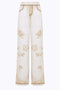 PANTALONI A PALAZZO IN RASO EFFETTO DENIM<BR/> RA5073 T3836M9337 Blugirl 
