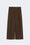 Pantaloni Donna Wide Leg in Gabardine di Cotone Stretch