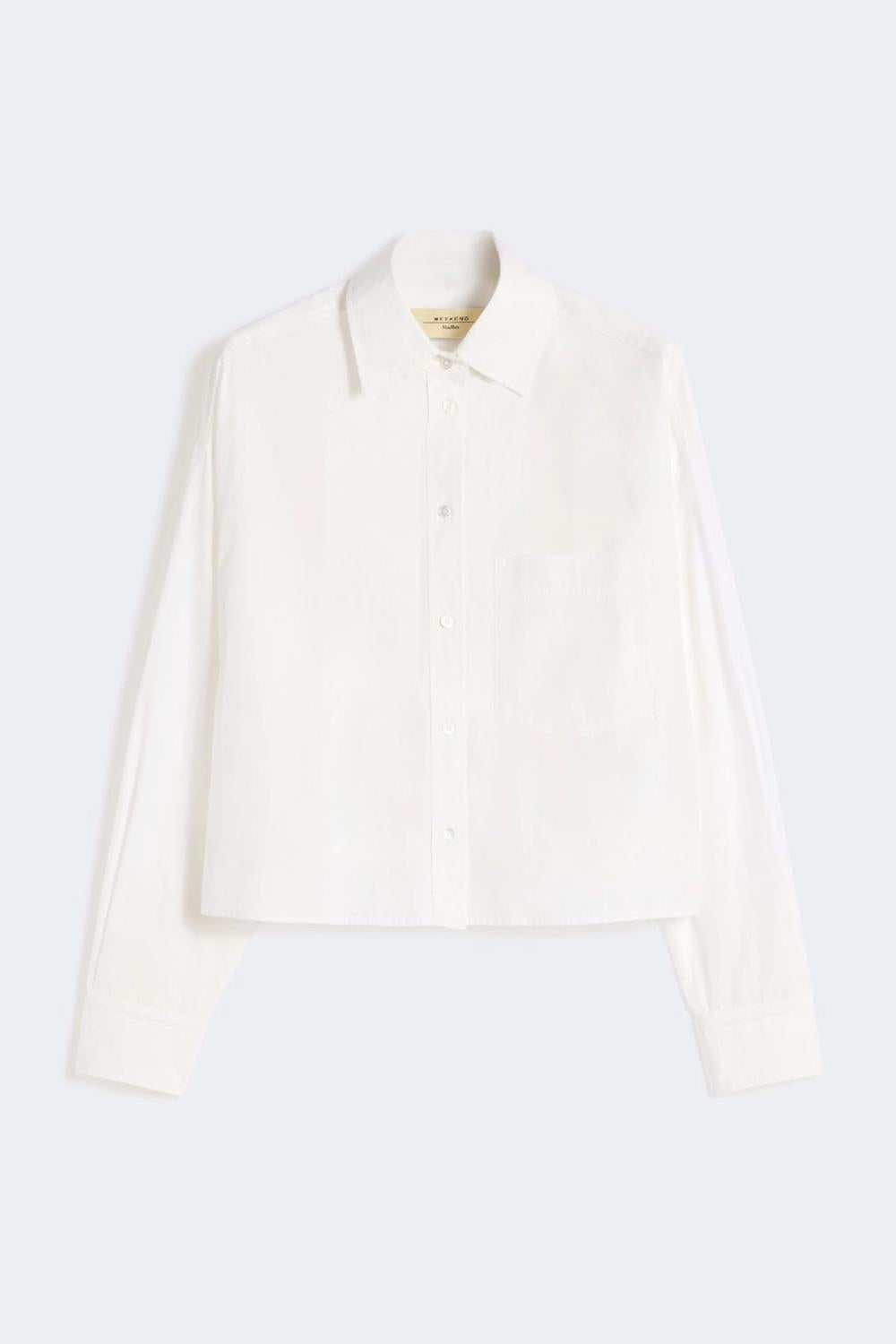 Camicia in popeline di cotone WKDEDEN 001BIANCO OTTICO Max Mara Weekend 