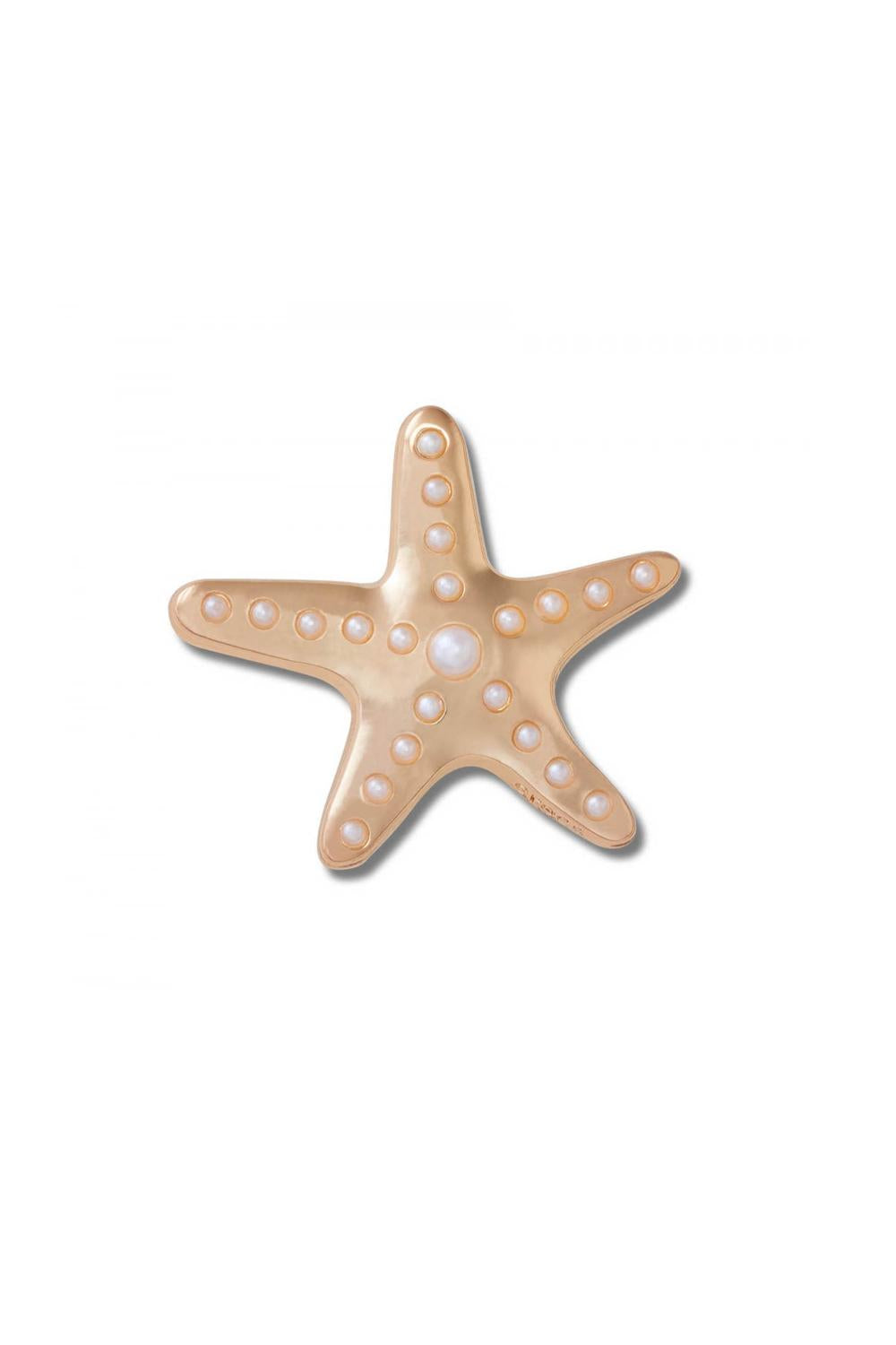  5019 GOLD AND PEARL STARFISH Crocs 