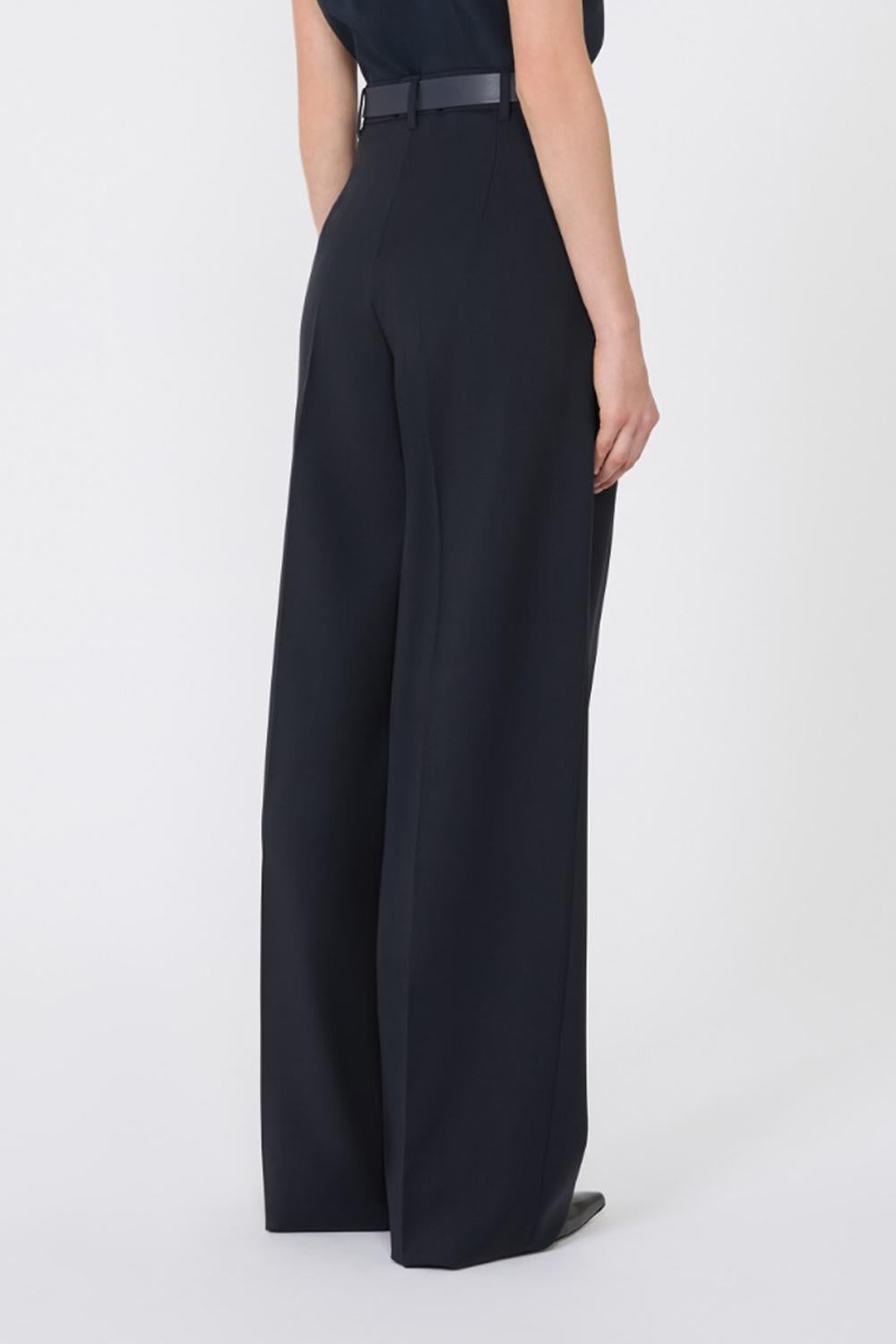 Pantalone in tela di lana<BR/> BERGAMO 001 Max Mara Studio 