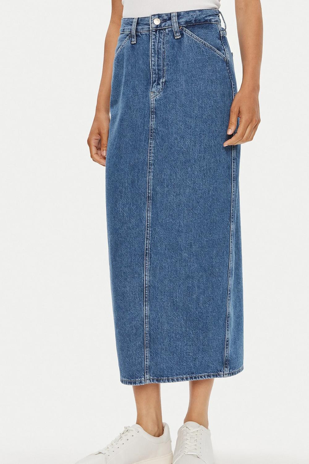 Maxi gonna di jeans J20J223680 1AA Calvin Klein 