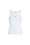 Canotta in cotone a costine slim<BR/> J20J224762 YAF Calvin Klein 