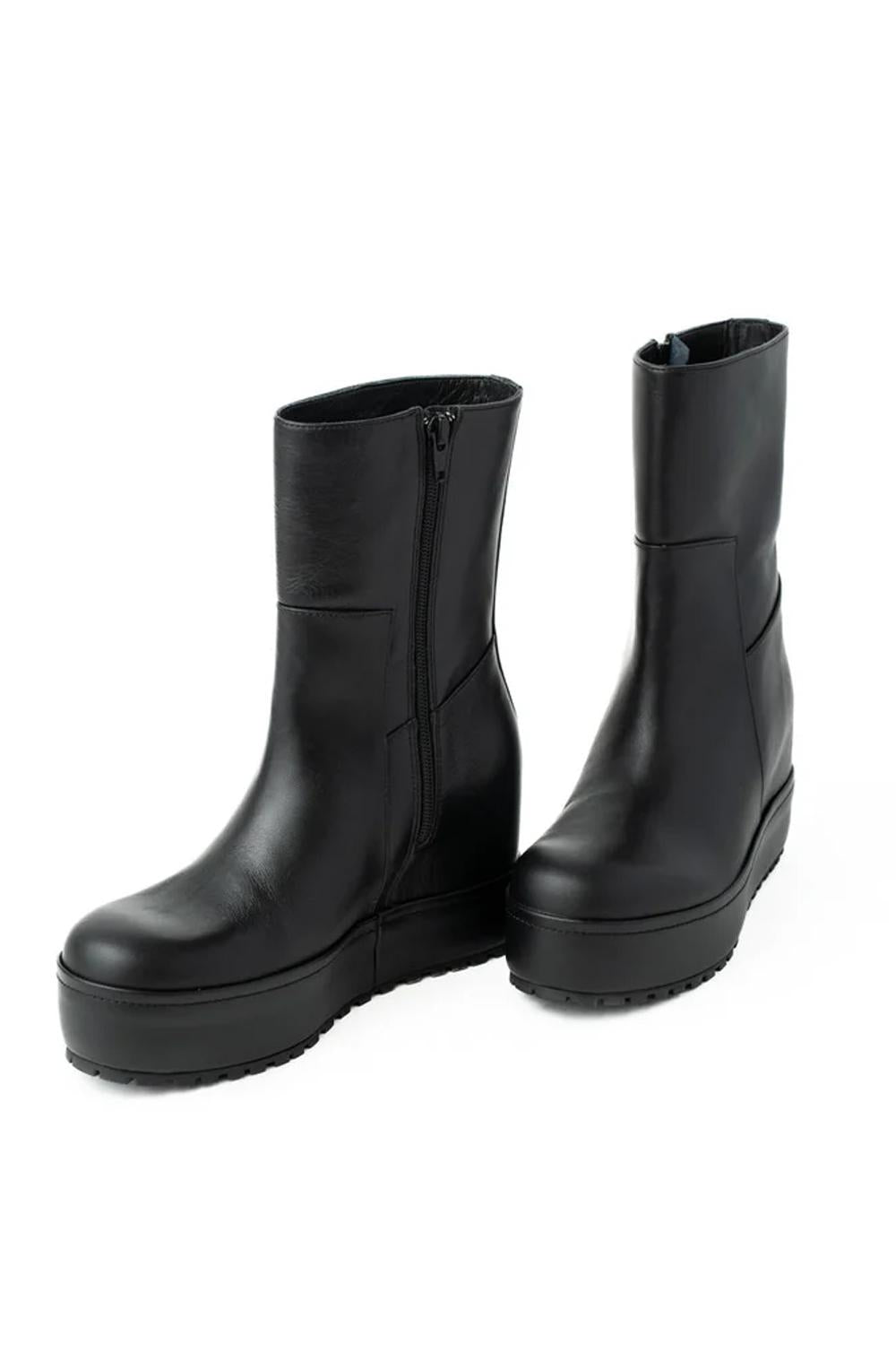 Stivale Disa Track Nappalux con Chiusura Zip Laterale DISA TRACK BLACK Paloma Barcelò 