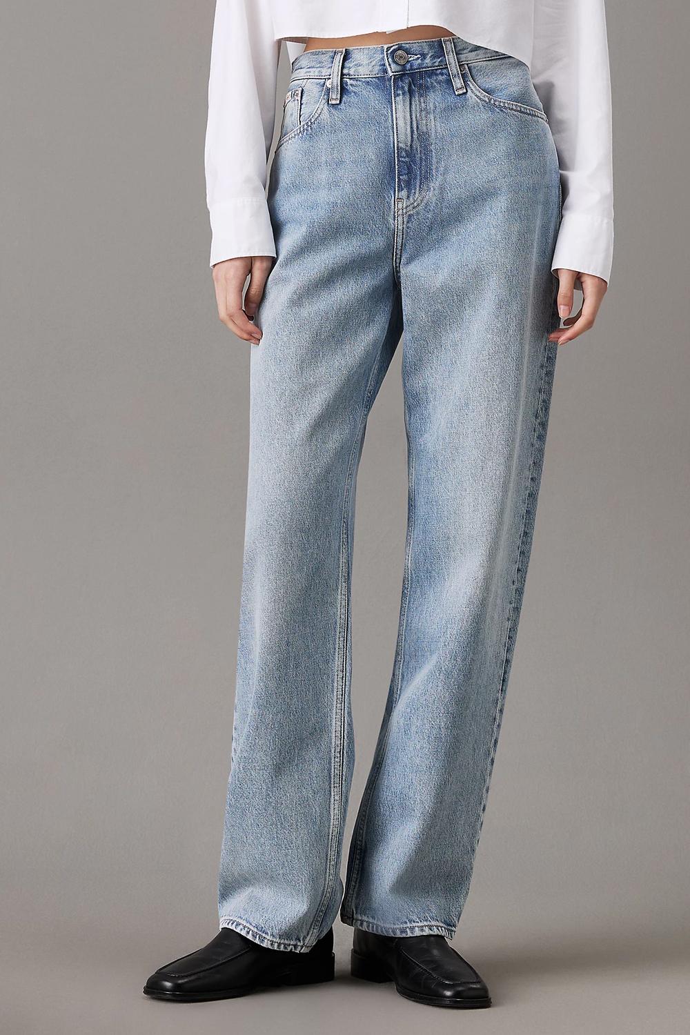 High Rise Loose Jeans<BR/> J20J225002 1AA Calvin Klein 