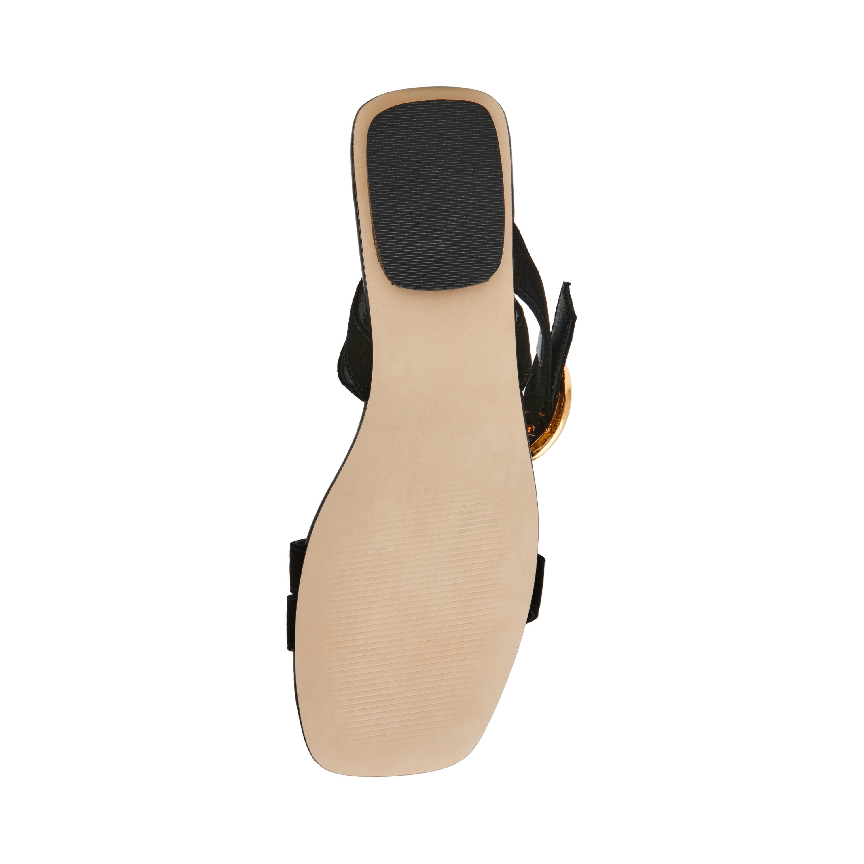 KARMIN - sandalo basso con fibbie KARMIN BLACK SUEDE Steve Madden 