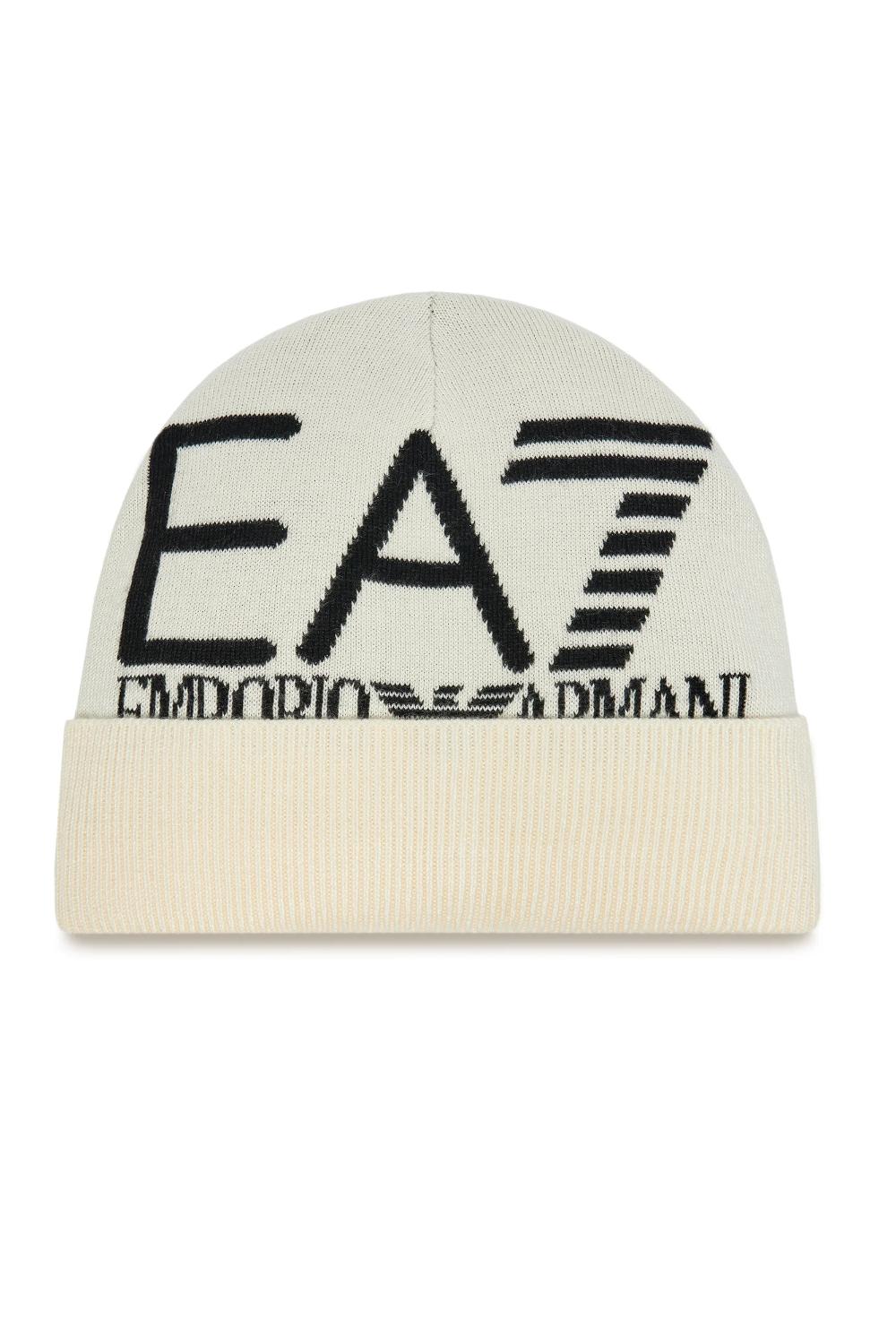 Beanie Visibility con maxi logo EA7 7X000006 AF11994M1181 EA7 Emporio Armani 