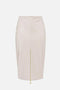 Gonna con texture stampa cocco<BR/> GO108 58E2DZ9 Elisabetta Franchi 