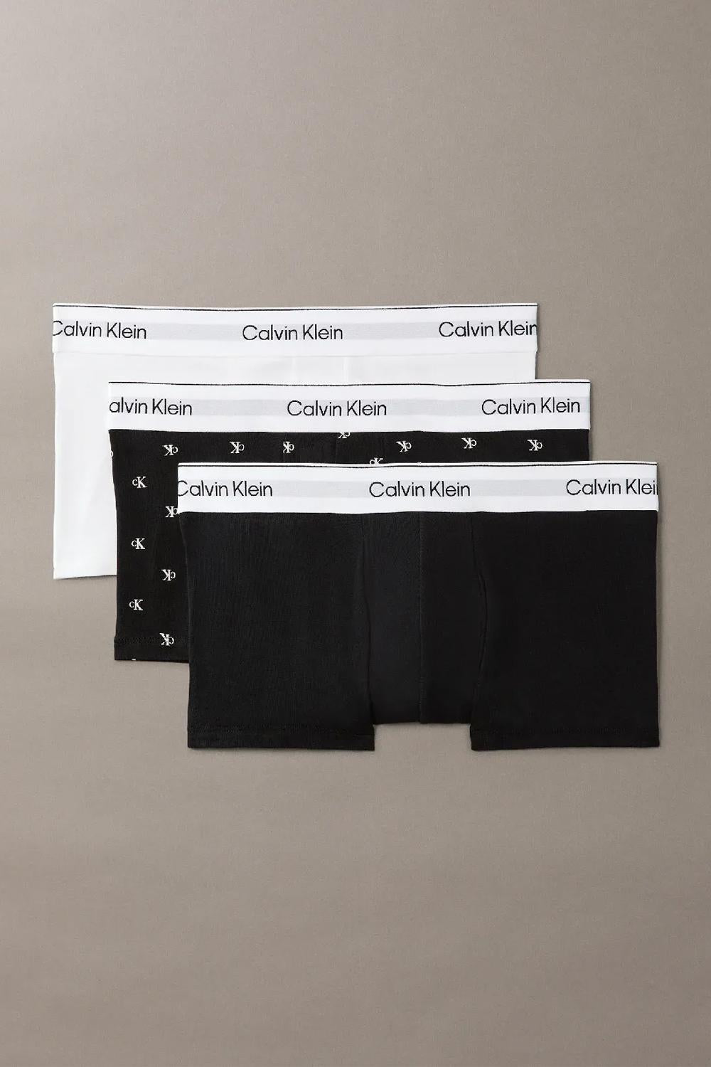 Boxer a vita bassa in confezione da 3 - Icon Cotton Stretch LV00NB4389 3TH Calvin Klein 