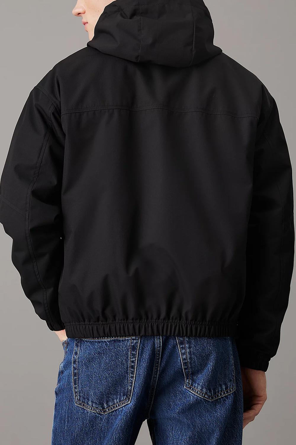 Giacca con cappuccio tecnica<BR/> J30J326715 BEH Calvin Klein 