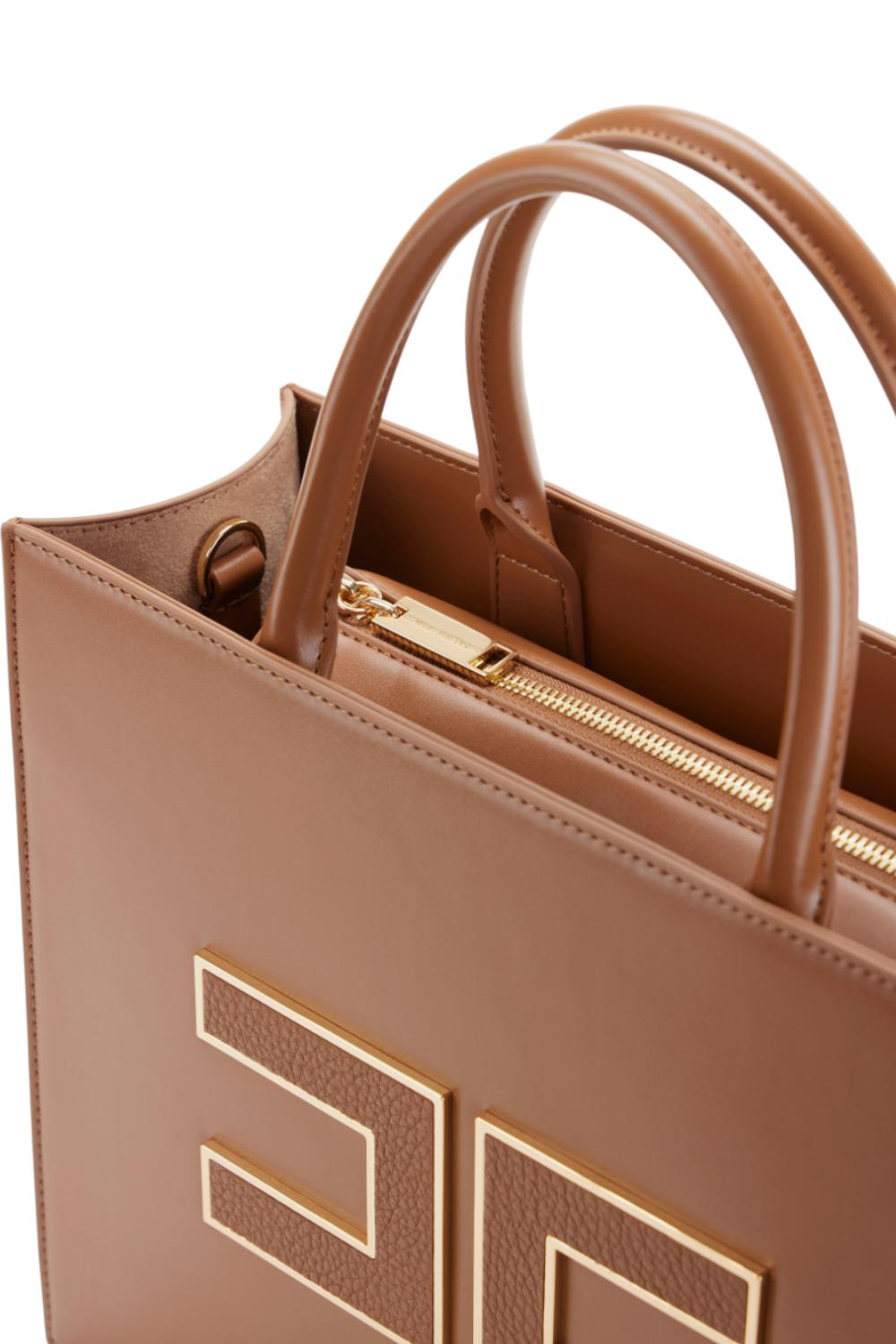 Tote grande con logo<BR/> BS32A 56E2EC1 Elisabetta Franchi 
