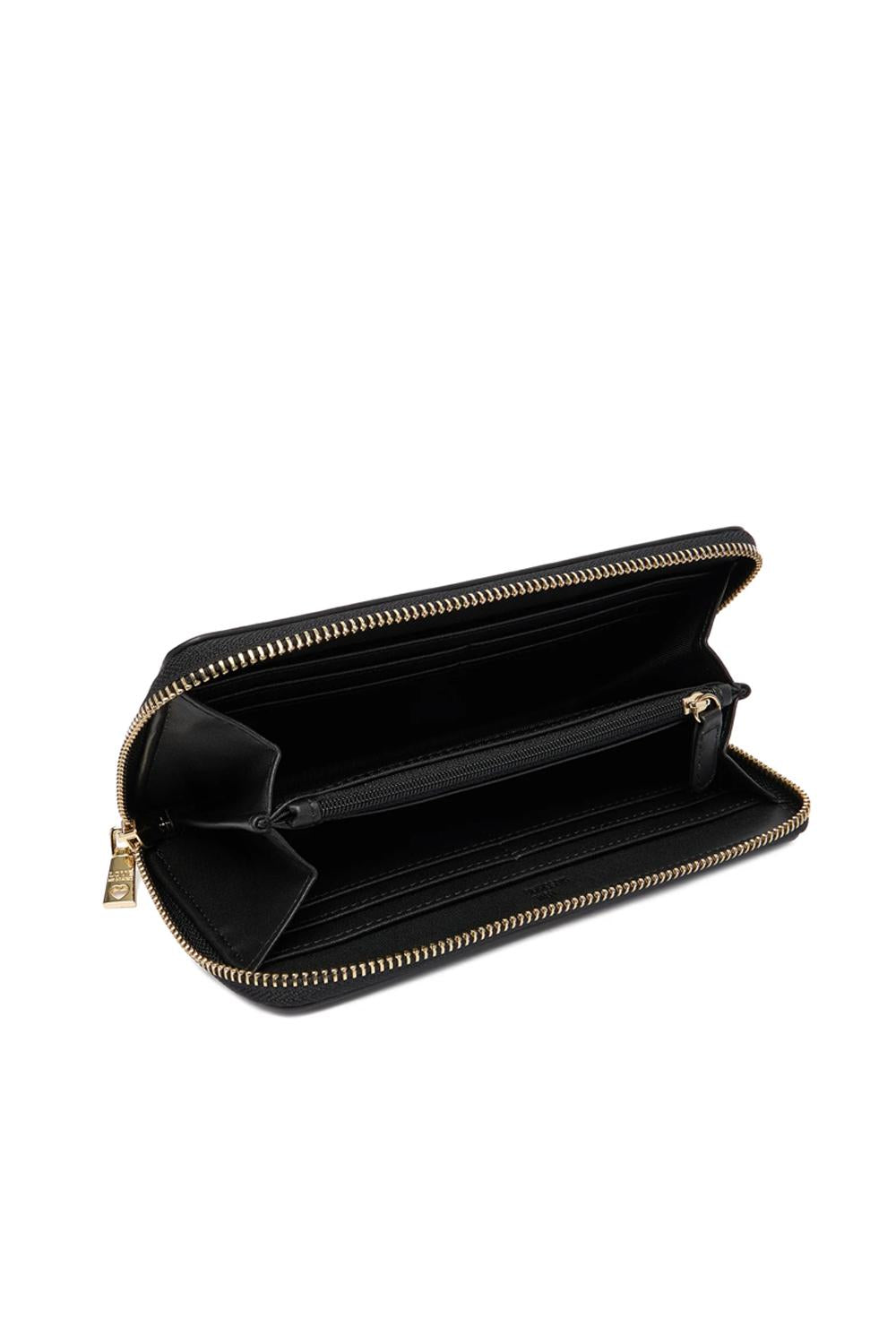 Portafoglio con zip trapuntato con logo JC5600PP1O LA0000 Love Moschino 