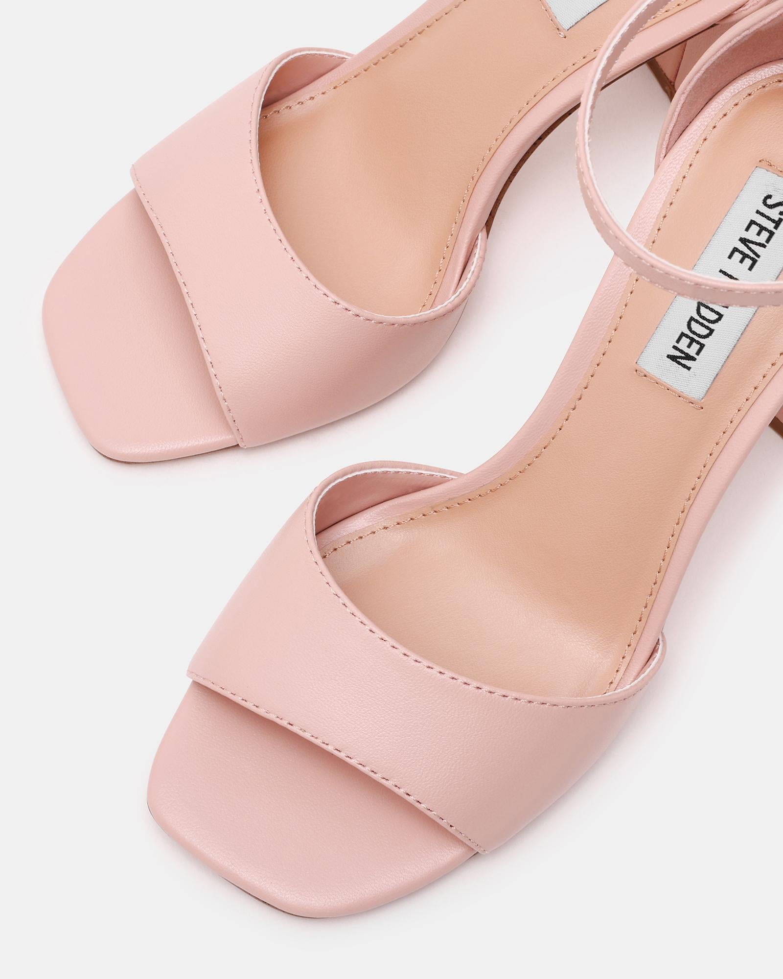 MISSTY - sandalo con tacco largo MISSTY BLUSH LEATHER Steve Madden 