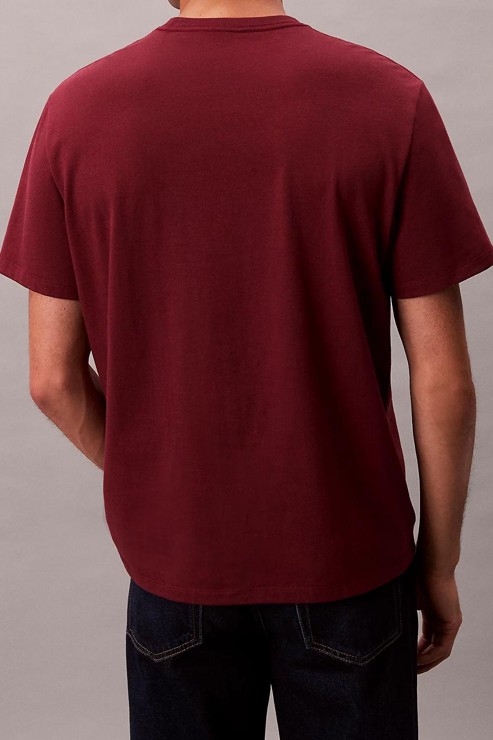 T-shirt con monogramma con logo<BR/> LV04RB862G WCV Calvin Klein 