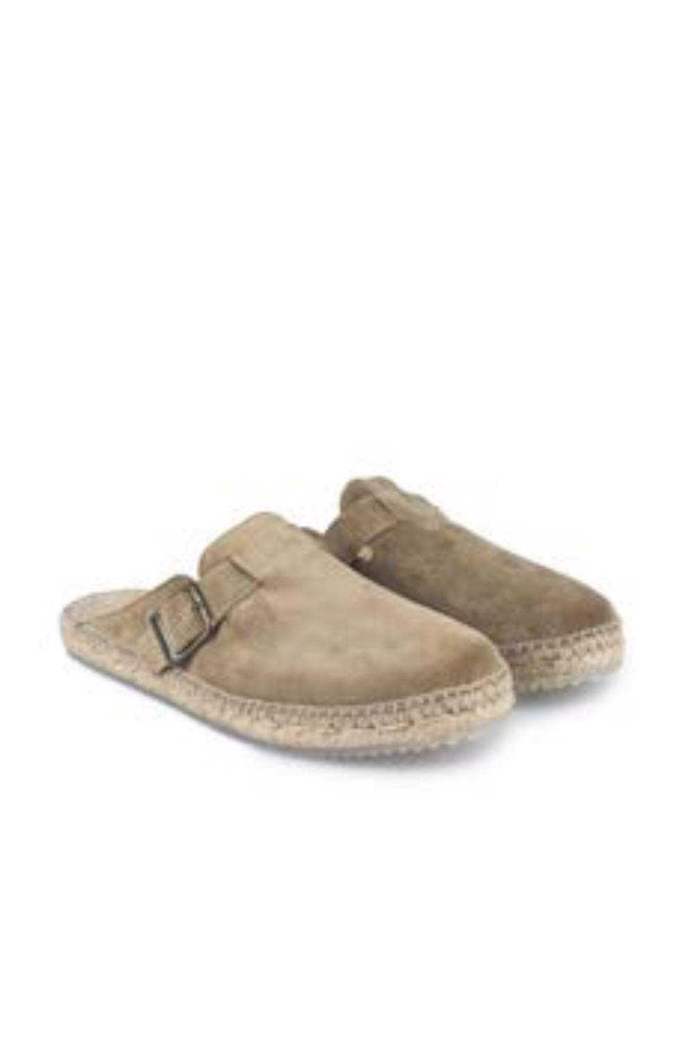 ciabatta chiusa con dettaglio cinturino laterale e suola in corda VOSTO BABY SILKFAGGIO Espadrilles 