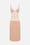 Crepe and tulle sheath dress<br>