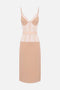 Tubino in crêpe e tulle<BR/> AB701 51E2283 Elisabetta Franchi 