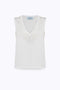 top in jersey con pizzo RA6152 J500311111 Blugirl 