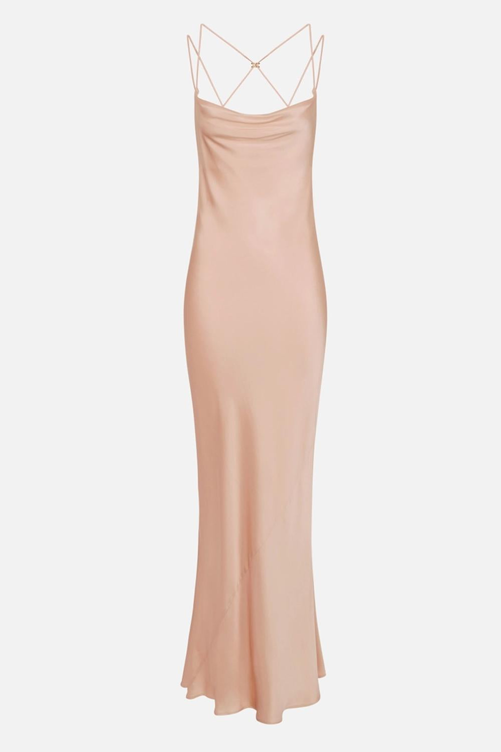 Abito Red Carpet in raso ABR58 63E2EA1 Elisabetta Franchi 