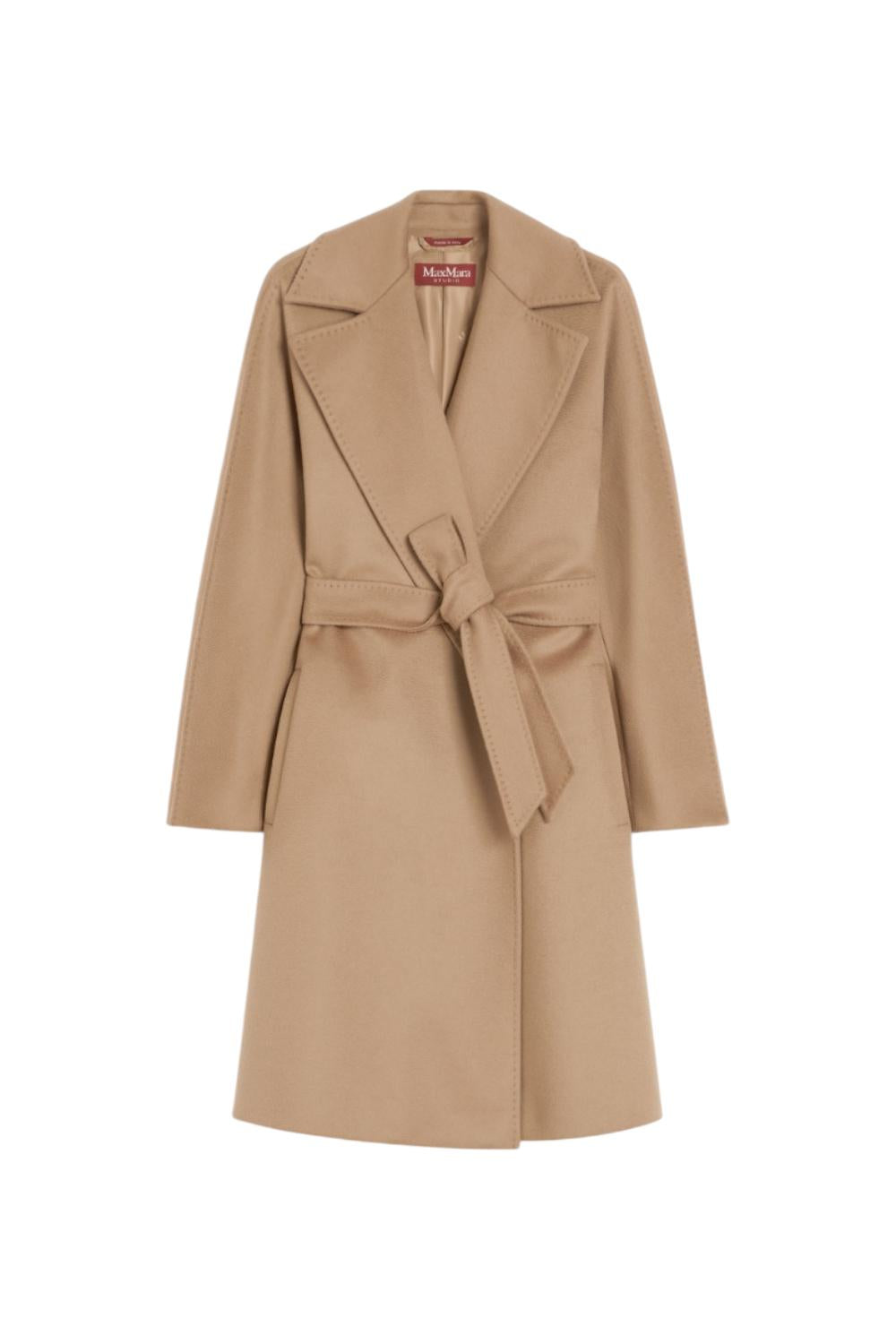 Cappotto a vestaglia in lana<BR/> DRAVENNA 006CAMMELLO Max Mara Studio 